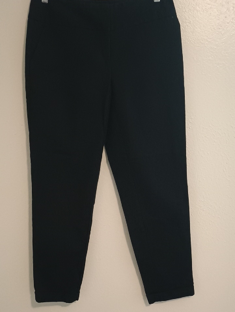 Worthington Black Ankle Slim Stretch Pants